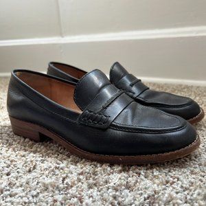 Madewell Black Elinor Loafers